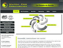 Tablet Screenshot of matchpro-organisation.com